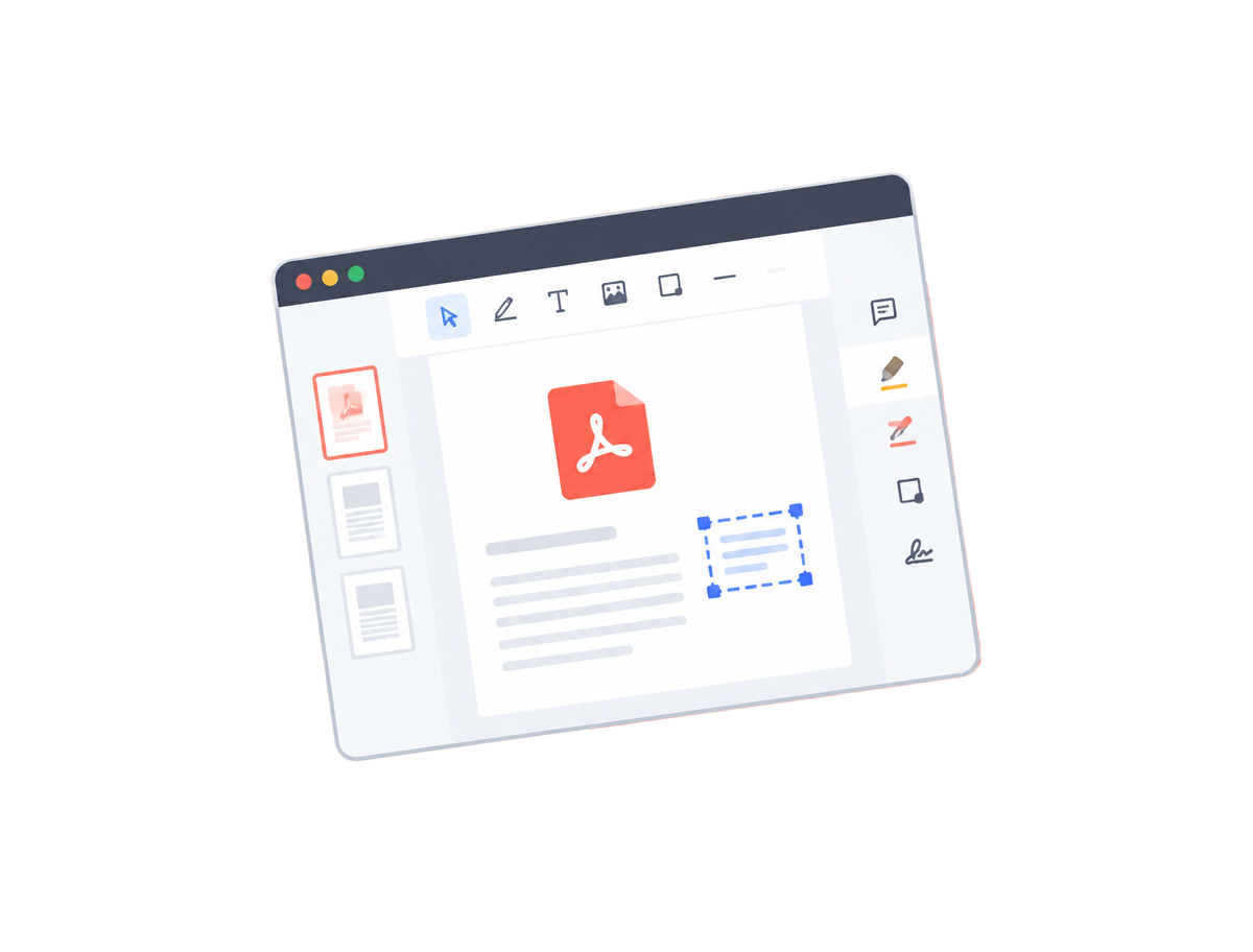 PDF editor illustration